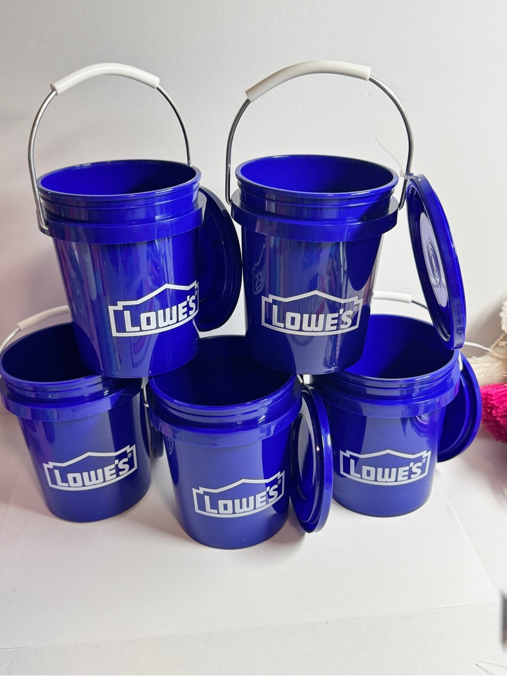 Mini Lowe’s Buckets - Set of 5